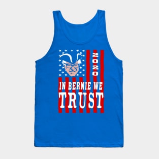 Bernie Sanders 2020 for President IN BERNIE WE TRUST Tank Top